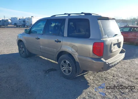 2004 Honda Pilot Ex из США, поврежденный, VIN 2HKYF18474H563294